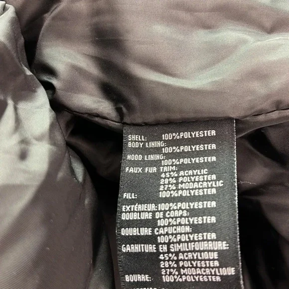 WOMENS INTL DETAILS BLACK JACKET WITH FAUX FUR LARGE & X-LARGE NEW WITH TAGS - Picture 8 of 9